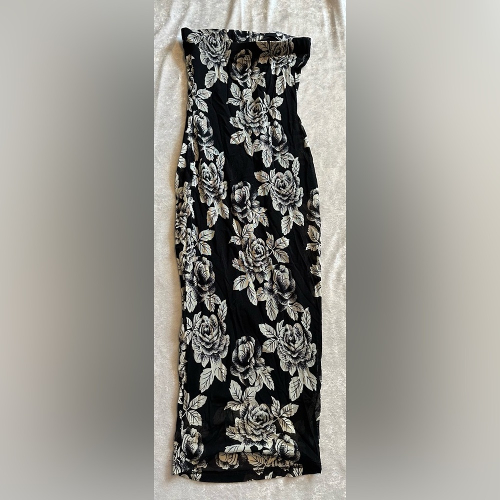 Floral body con dress
